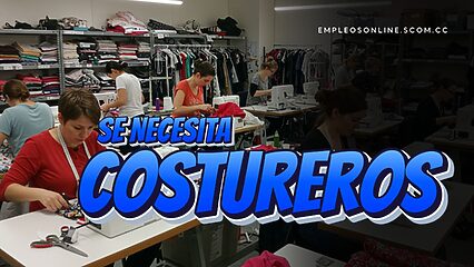 Oportunidades de trabajo: Se necesitan Costureros