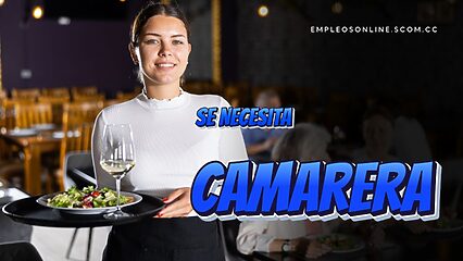 Oportunidad de Trabajo: Se Necesita Camarera con o Sin Experiencia