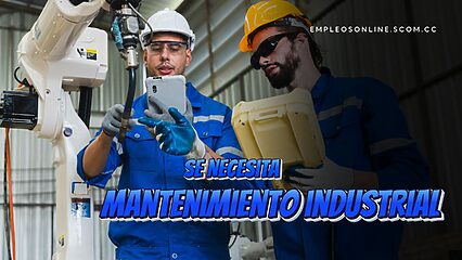Oportunidad de Trabajo: Se Necesita Técnico en Mantenimiento Industrial