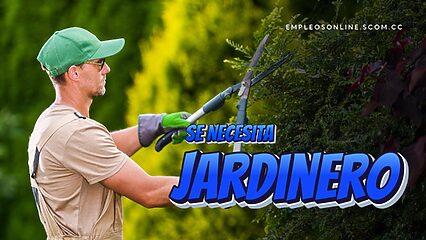 Oportunidad de Trabajo: Se Necesita Jardinero con o Sin Experiencia