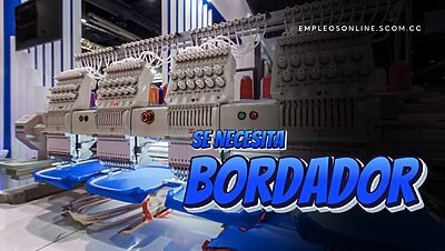 Oportunidad de Trabajo: Se Necesita Bordador con o Sin Experiencia