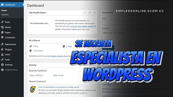 Trabajo de Especialista en WordPress