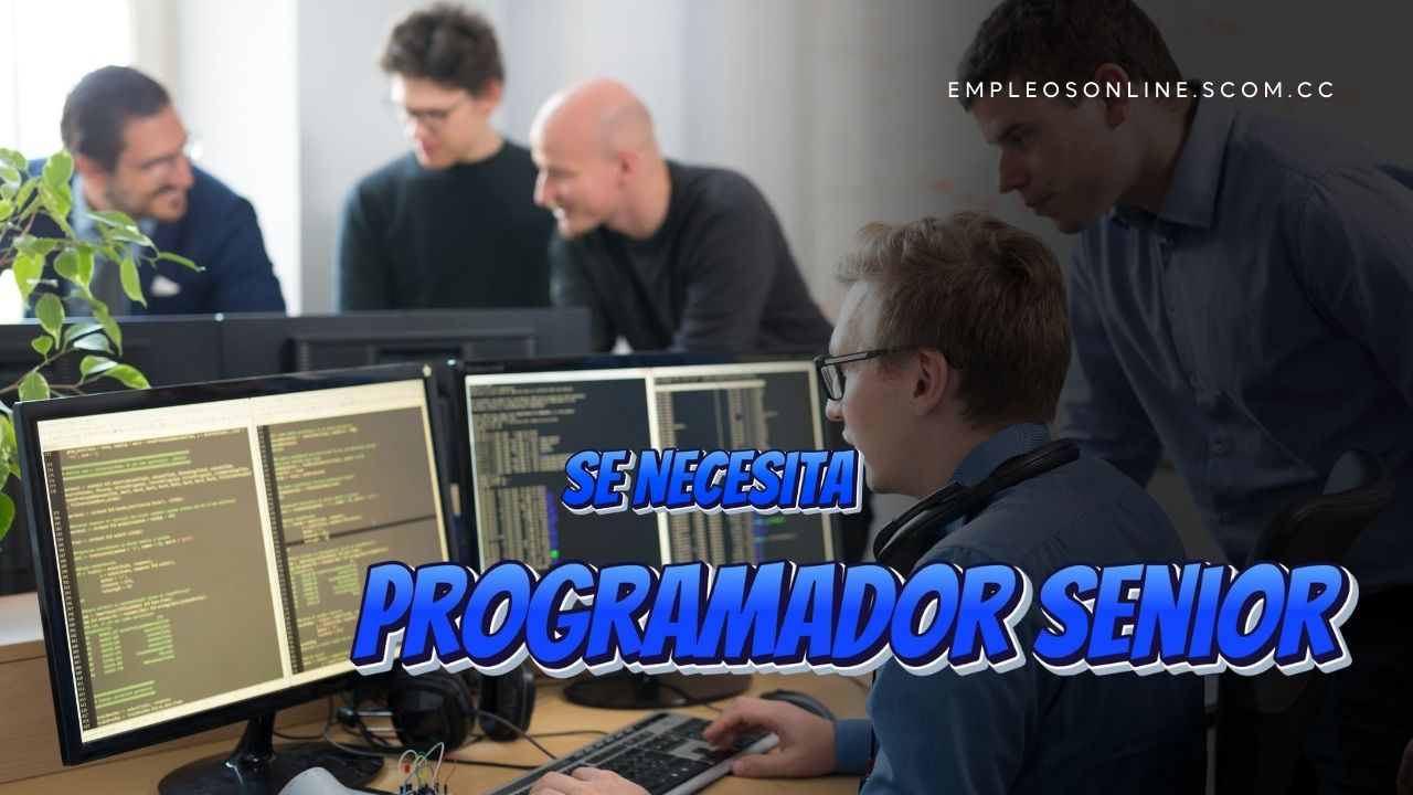 Trabajo de Programador Senior con y sin Experiencia