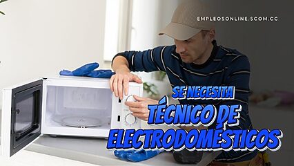 Trabajo de Reparador de Electrodomésticos con y sin Experiencia
